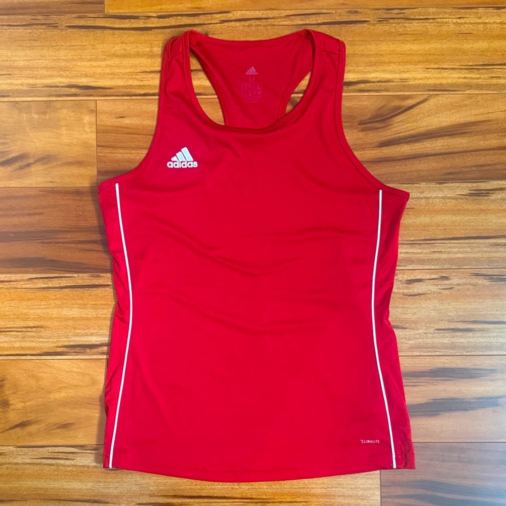 Adidas Women's Vibrant Red Tank Top